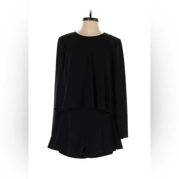 the fifth label open-back romper // size large // black - Picture 1 of 2